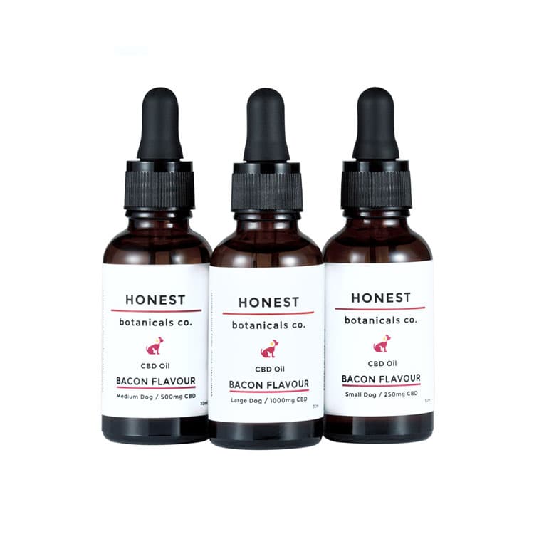 CBD Oil for Dogs from Honest Botanicals - 250, 500, 1000 mg