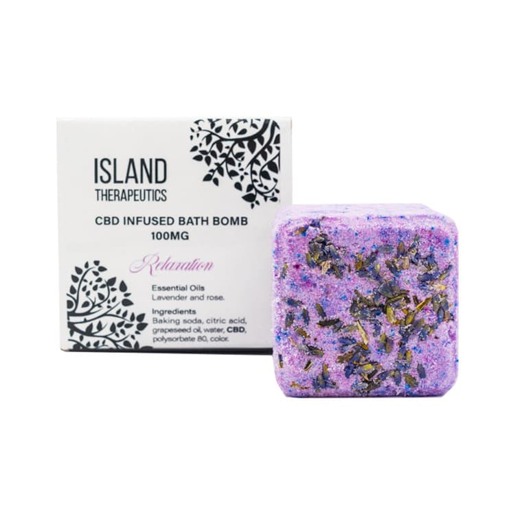 Relaxation CBD Bath Bomb from Island Therapeutics