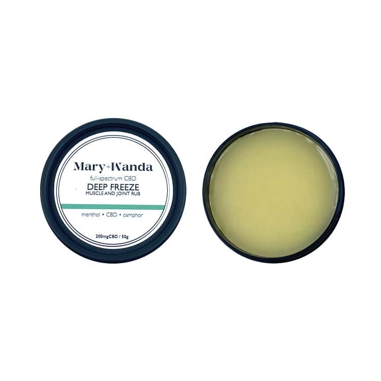 Full Spectrum CBD Muscle And Joint Rub From Mary And Wanda Open - CBD Oil Canada