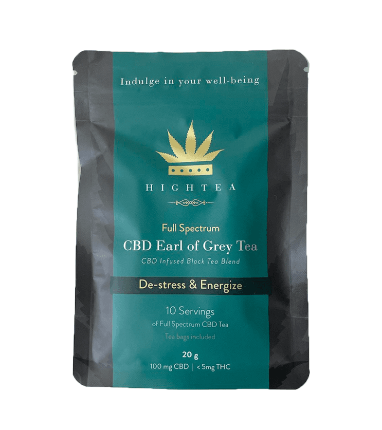 High Tea CBD-infused tea, 100mg CBD per bag, 10 servings