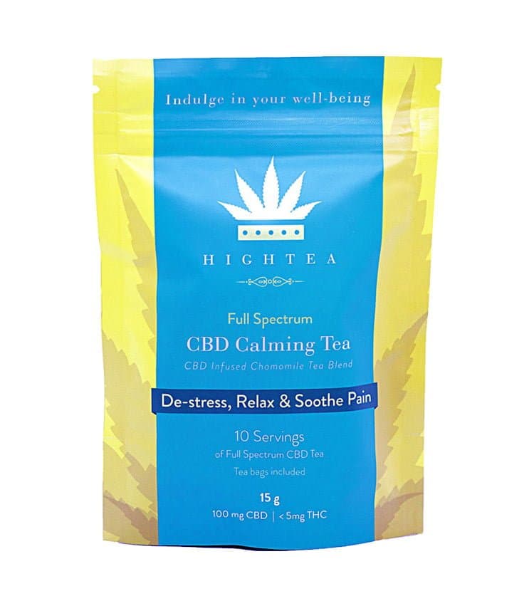 High Tea Calming CBD tea blend, 100mg CBD per bag