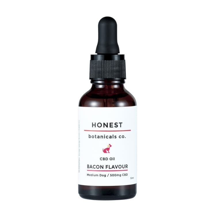 Honest Botanicals CBD oil for dogs bottle
