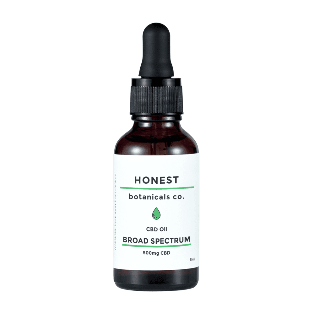 Honest Botanicals Broad Spectrum CBD Oil bottle