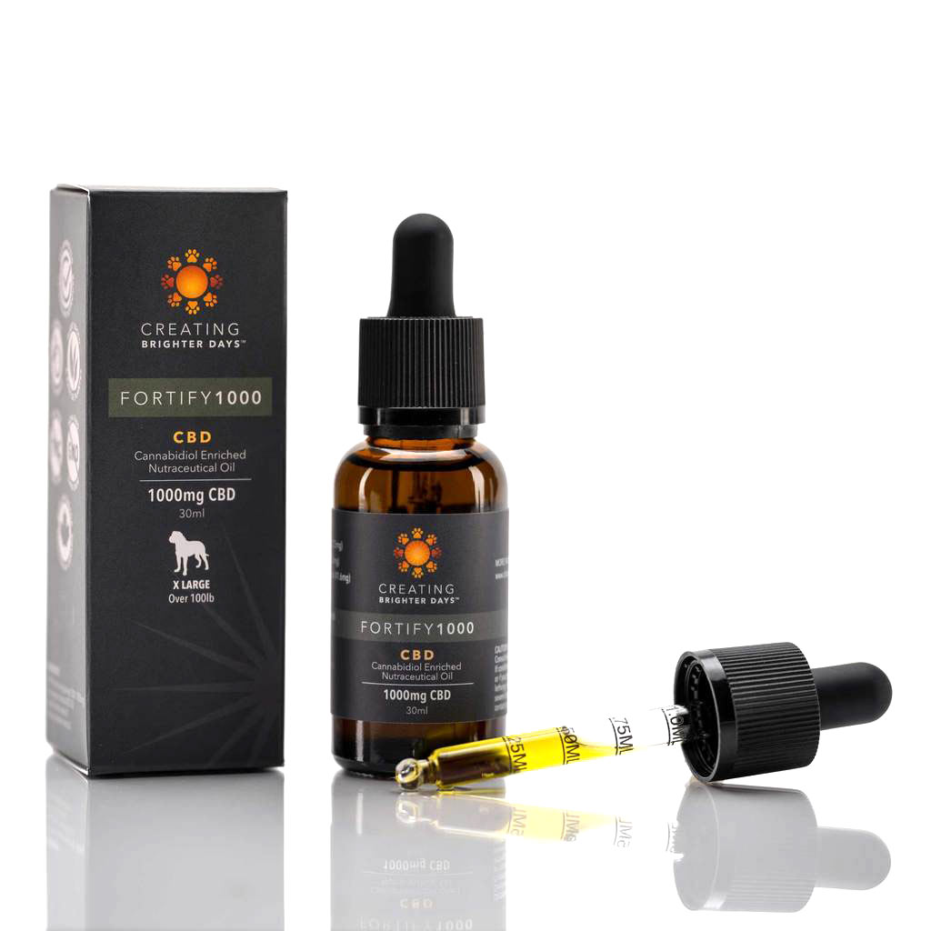 Fortify CBD Oil from Creating Brighter Days - open box