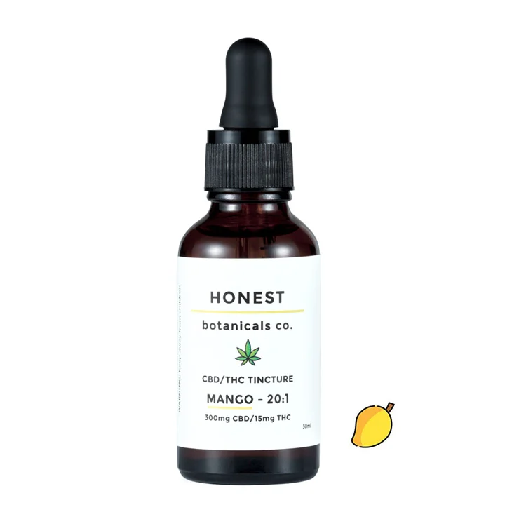 20 to 1 CBD/THC Tincture from Honest Botanicals