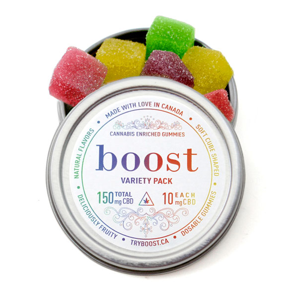 Boost Edibles Variety Pack 150mg CBD Gummies