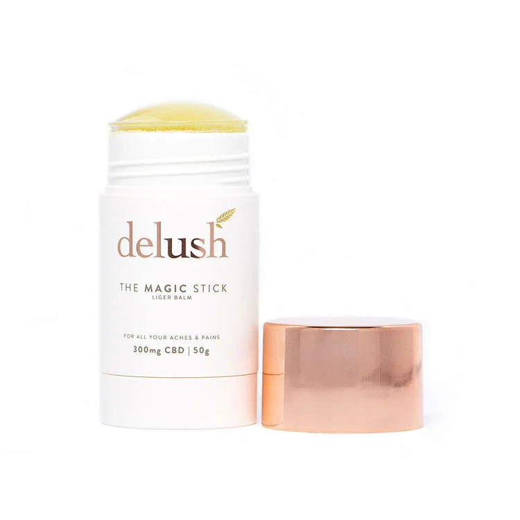 Delush Liger CBD Balm Magic Stick Open Package