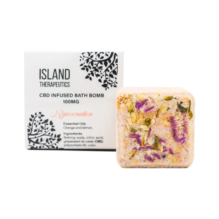 Rejuvenation CBD Bath Bomb from Island Therapeutics