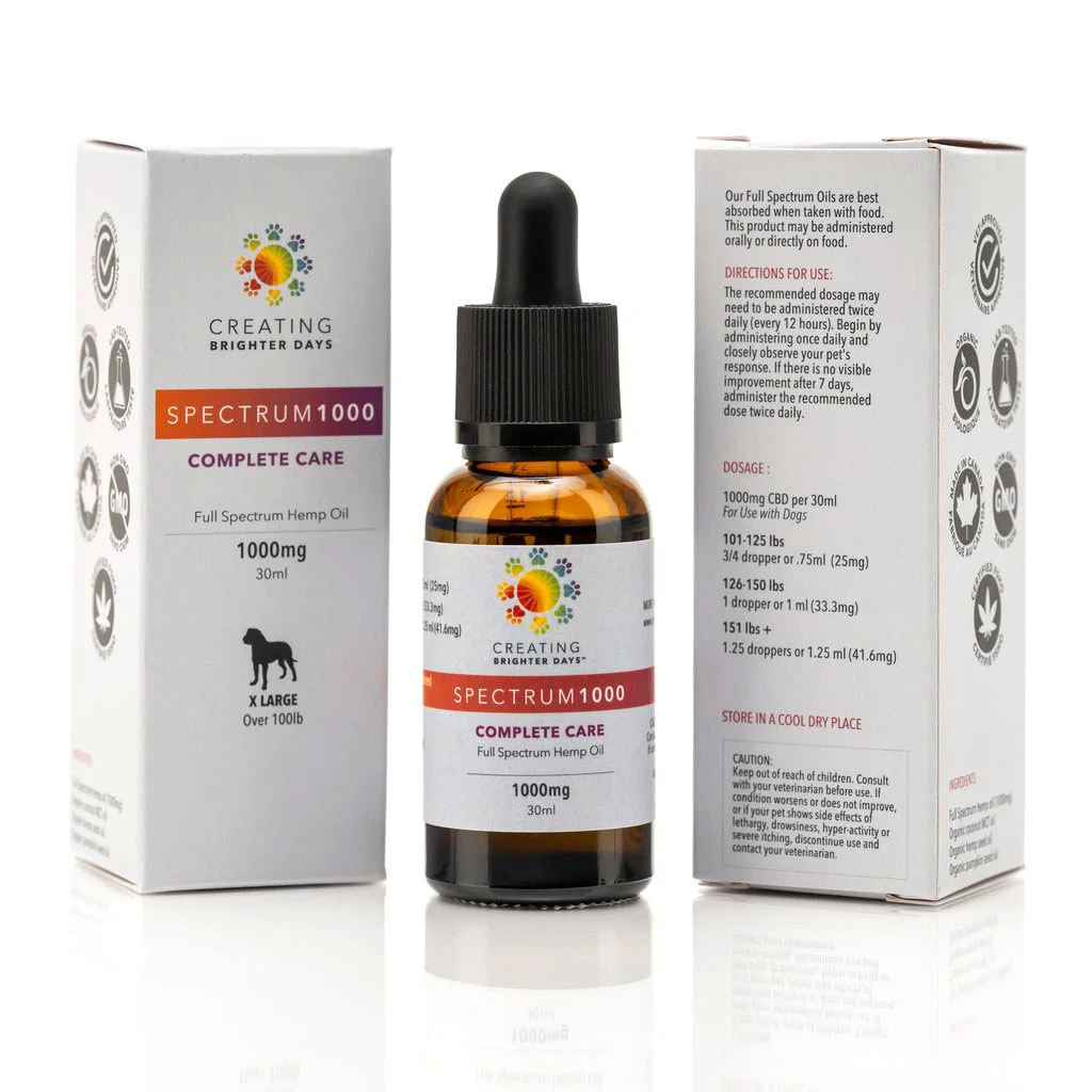 Full Spectrum CBD Oil for Dogs from Creating Brighter Days