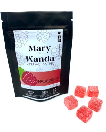 Raspberry CBD Gummies from Mary and Wanda